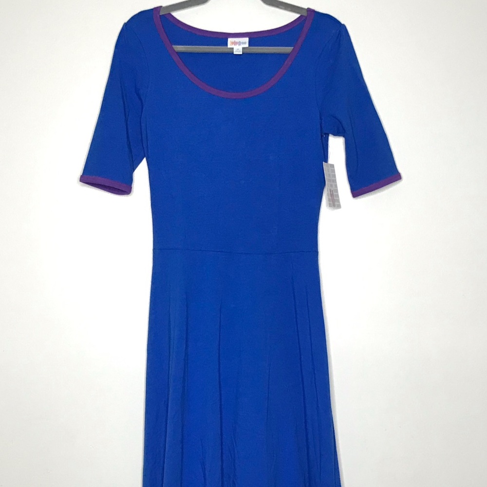 LuLaRoe Ana - M - Cobalt & Grape